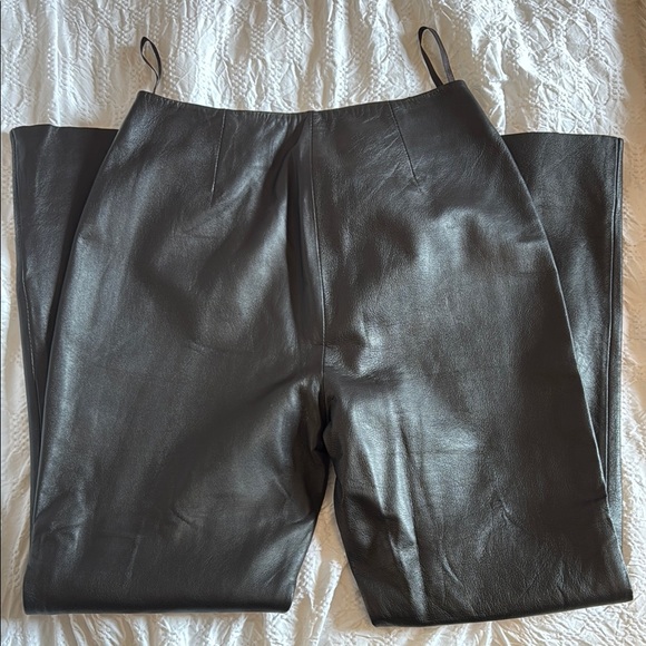Black Leather Pants - Picture 5 of 7